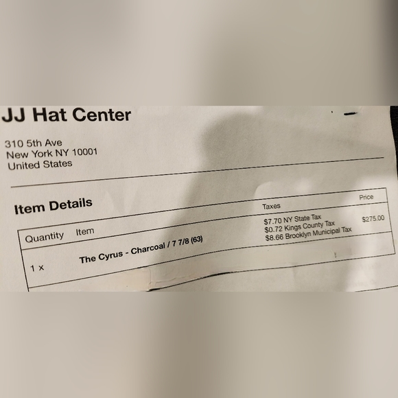 Cyrus Fedora - Size 7 7/8 (63cm) - Picture 6 of 6